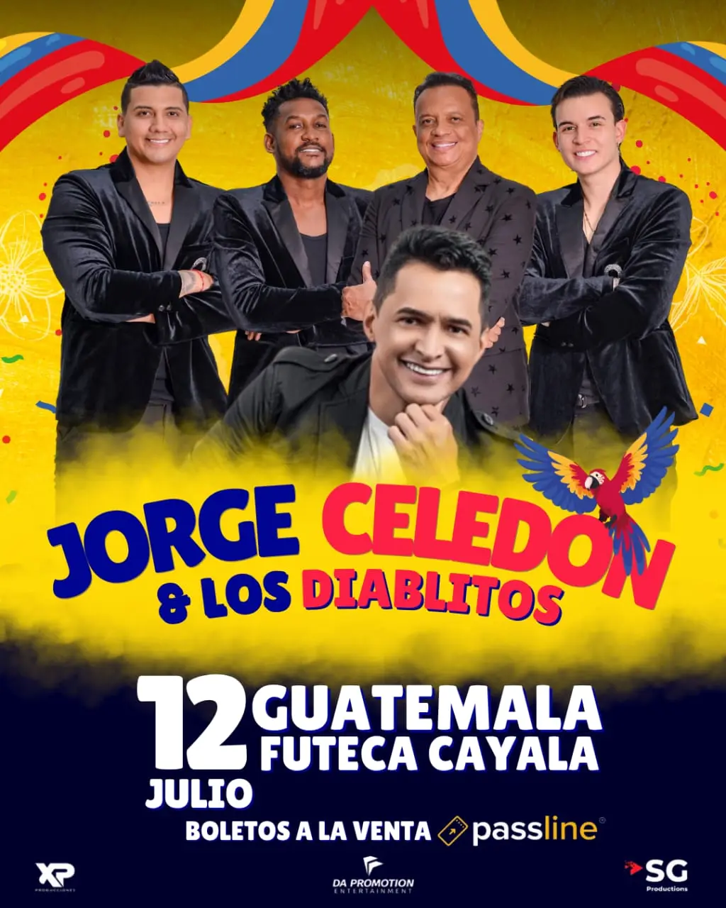 Jorge Celedón y Los Diablitos en Guatemala